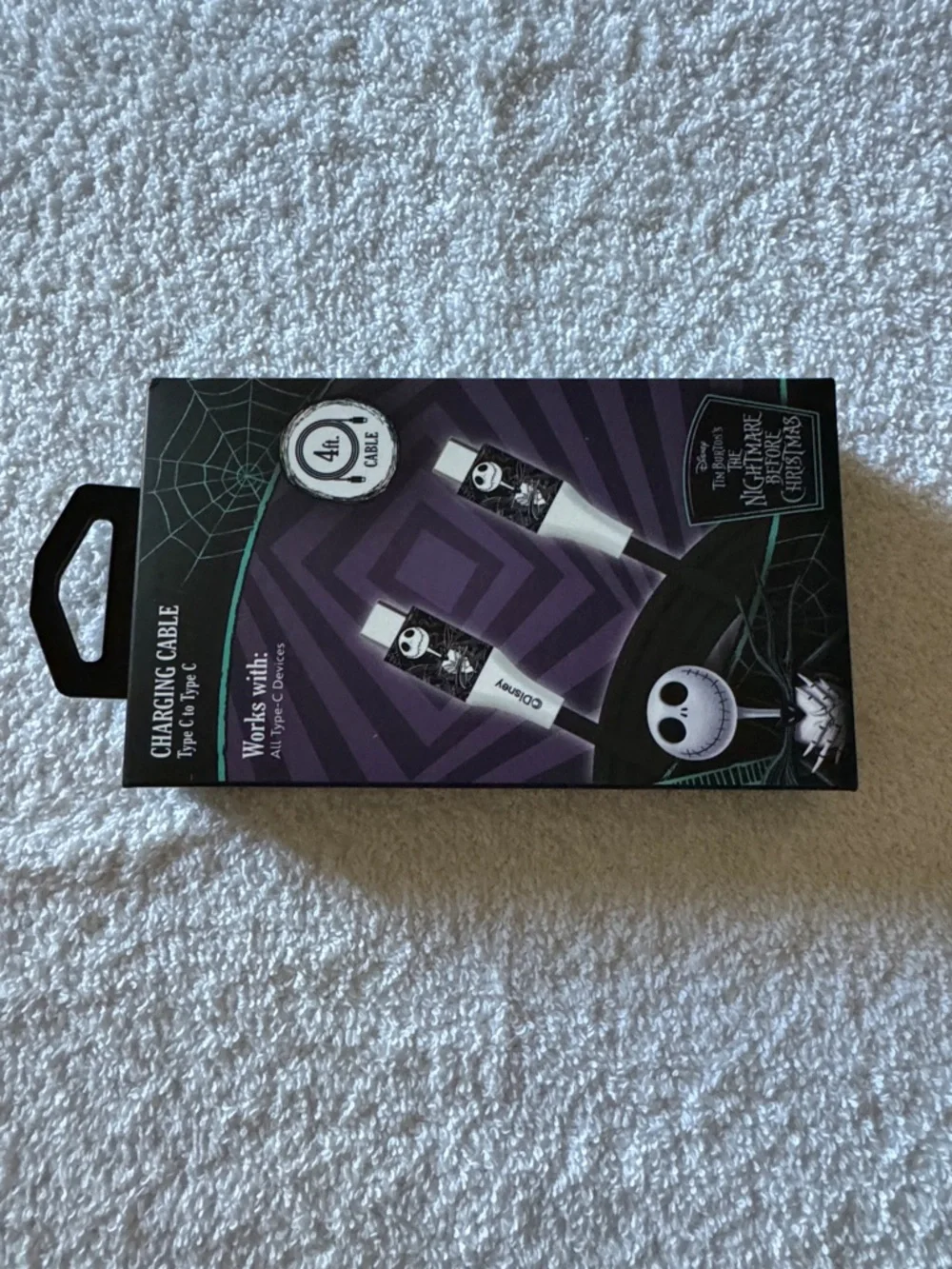 Disney Tim Burton’s The Nightmare Before Christmas Charging Cable Type C